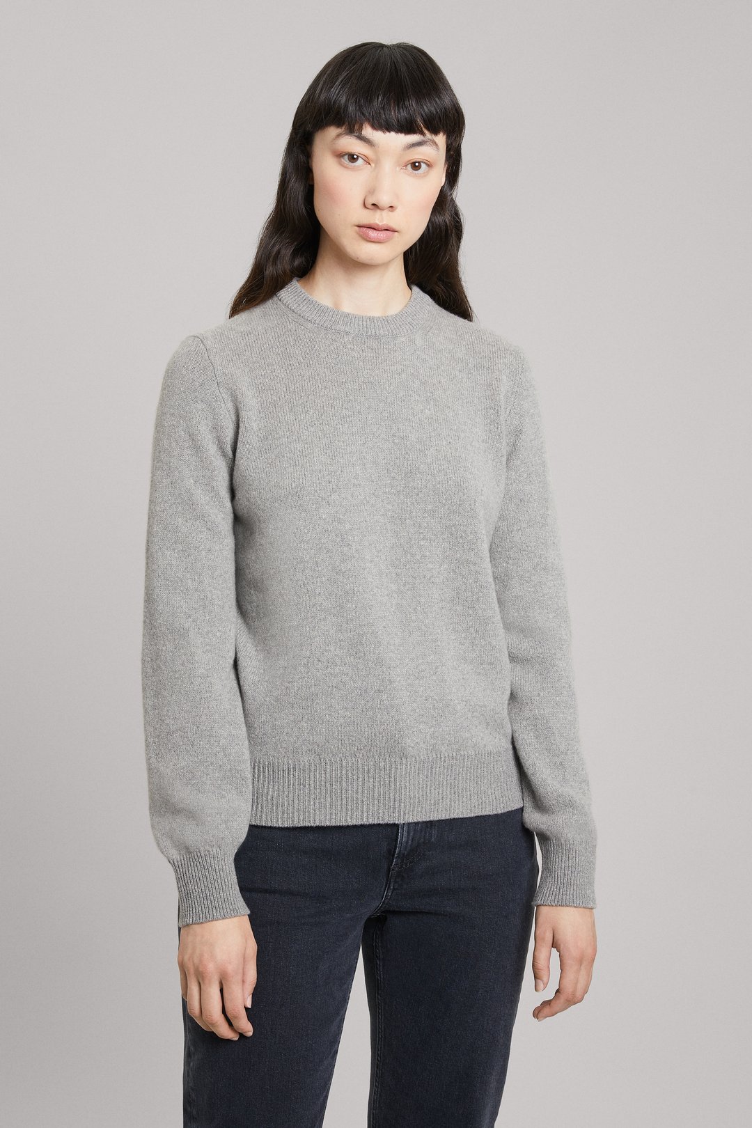 Light Grey Cashmere Sweater | Italian Recycled Cashmere - ASKET