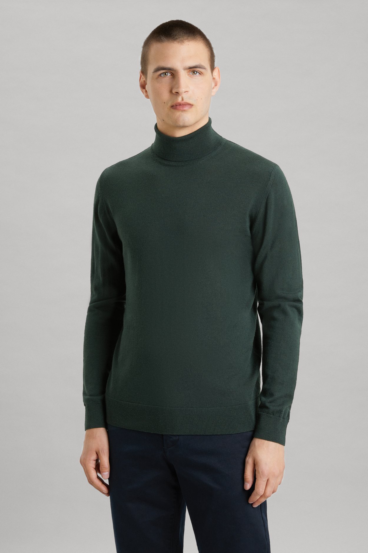 A.PRESSE High Gauge Turtleneck Sweater | www.jarussi.com.br